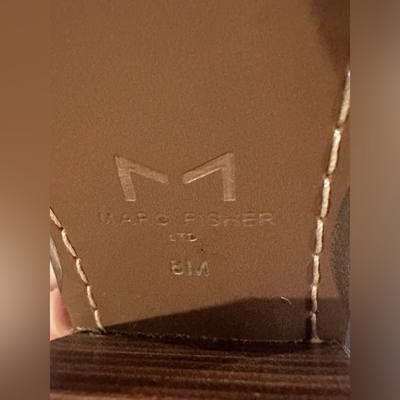 PRICE FIRM NWOB MARC FISHER 8 Alva Gray Suede Slip On Boho Western Ankle Boot - Picture 7 of 7